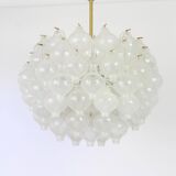 Glass chandelier Tulipan by Kalmar, Austria, 1960s