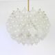Glass chandelier Tulipan by Kalmar, Austria, 1960s