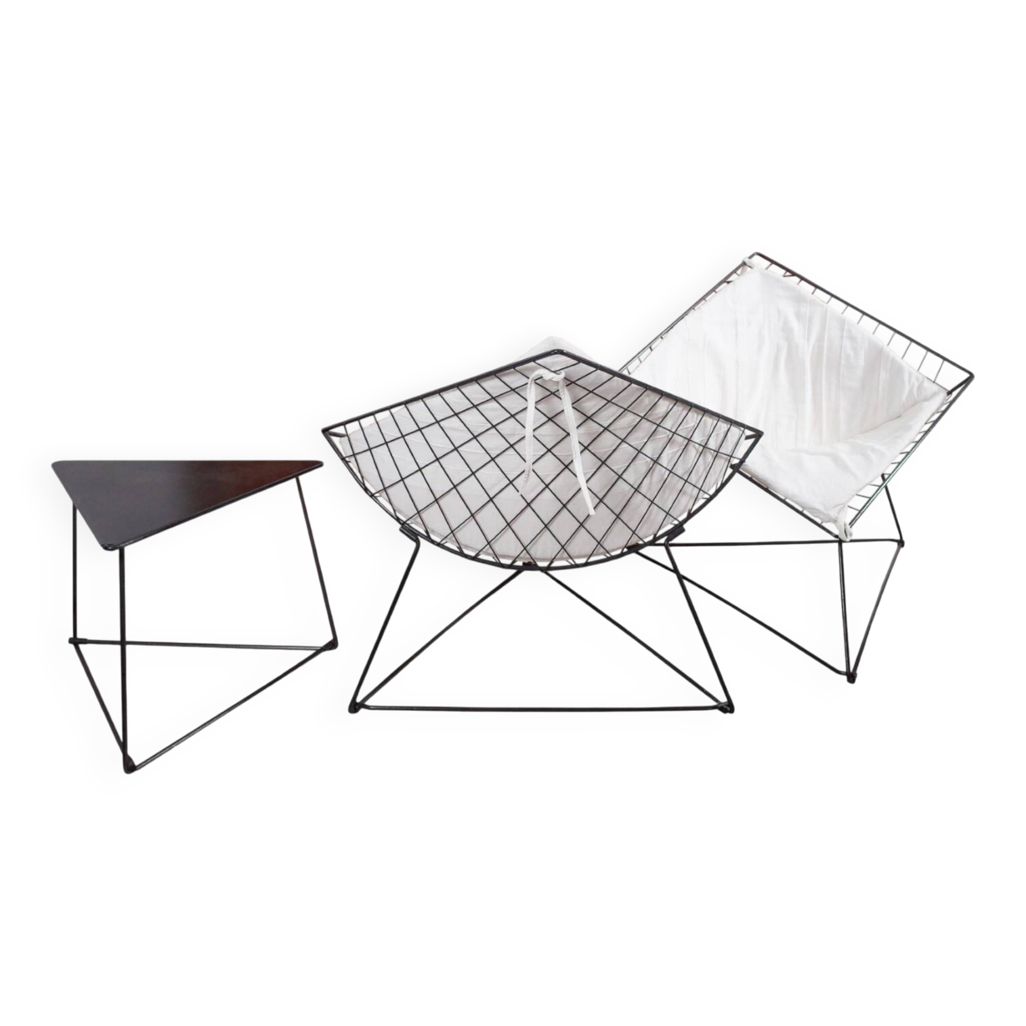 2 x OTI Gammelgaard Diamond Sessel + Tisch