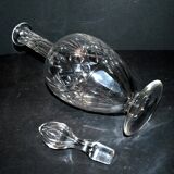 Massenet wine carafe in Saint-Louis cut crystal size 4147 H35