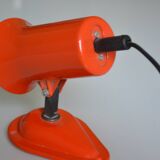 Lampe spot vintage 1960 1970 Lita orange