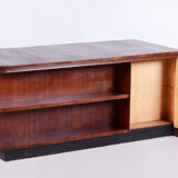 Restored art deco writing desk, Germany, 1930s, revived polish