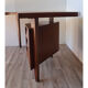 Bureau vintage "Boomerang" en bois massif 1950