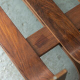 Coffee table with a steam-bent base by Ilse Möbel, 1960’s