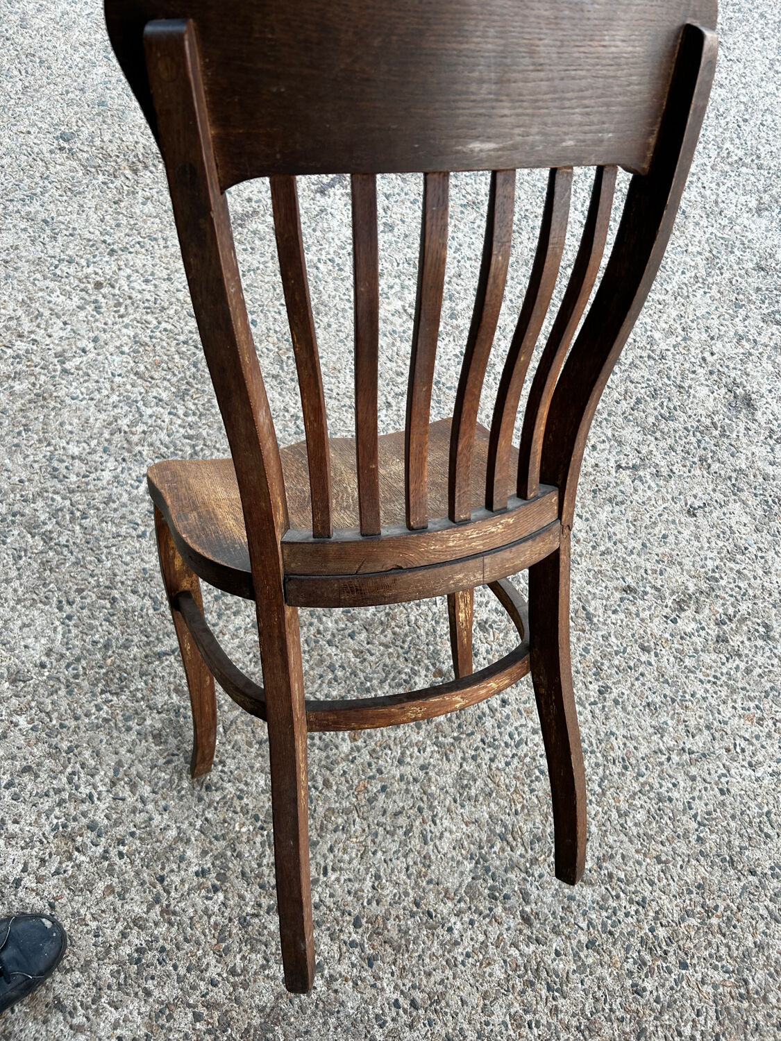 Maurice Lacour solid oak chair