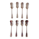 Christofle silver-plated hors d'oeuvre or dessert spoons with Bala hallmark