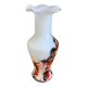 Vintage opaque glass vase