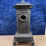 Beautiful cast iron stove, pagoda model, from Varigney in Haute Saône