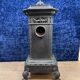 Beautiful cast iron stove, pagoda model, from Varigney in Haute Saône