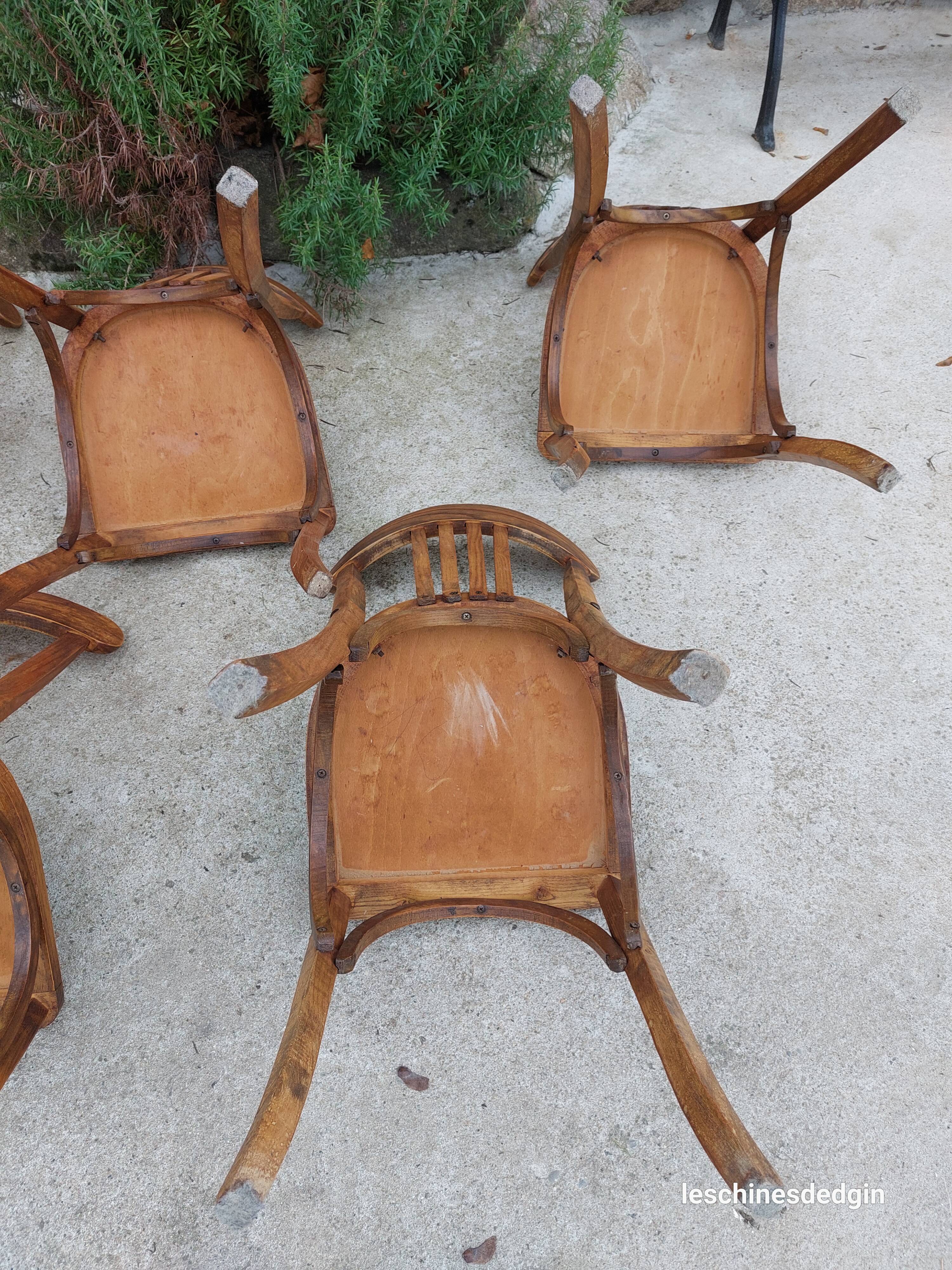 6 Luterma bistro chairs