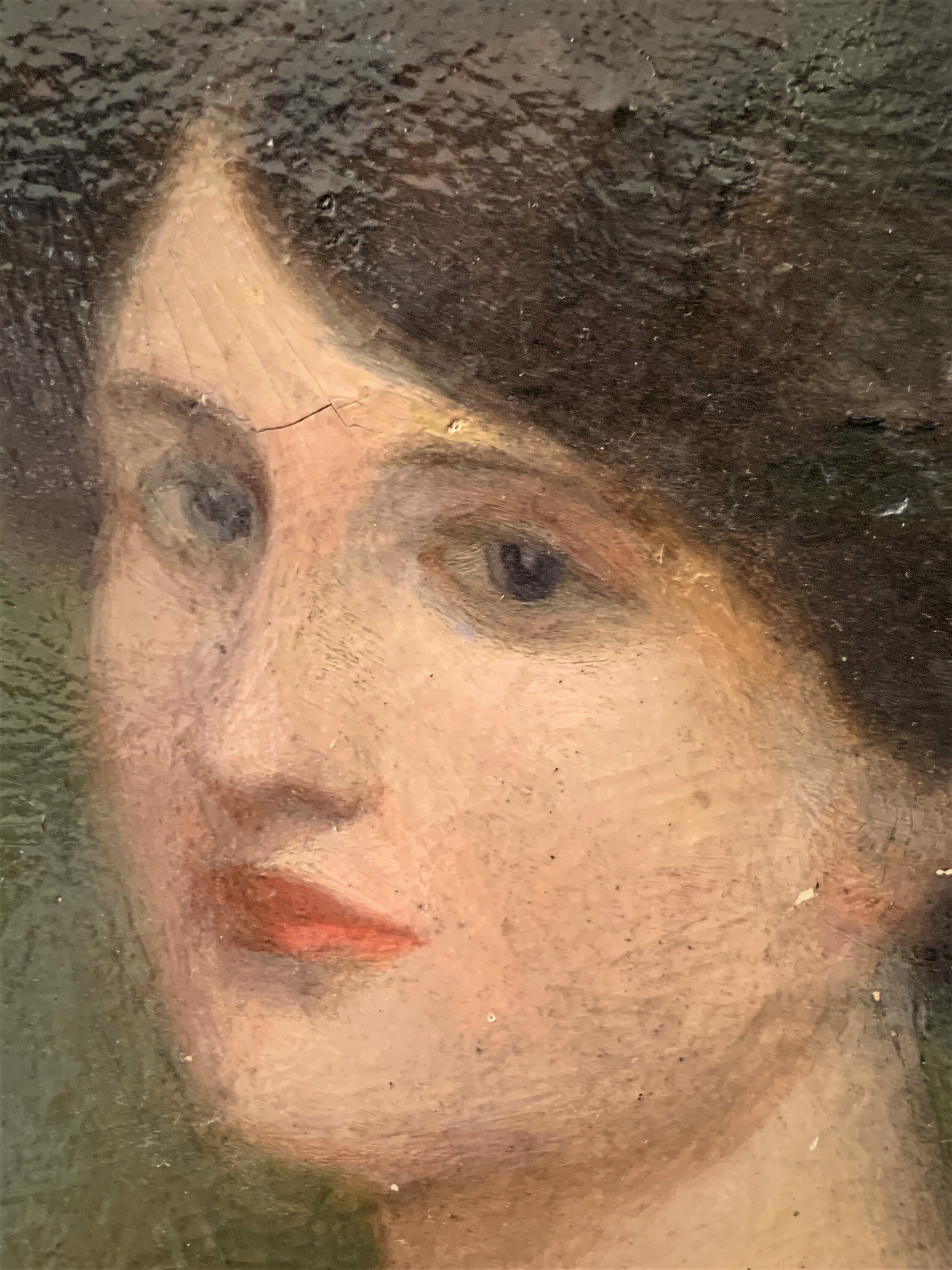 Oil painting portrait