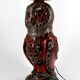 Important ceramic lamp / floor lamp, Owl, by Walter Gerhards