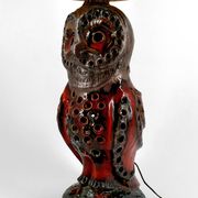 Important ceramic lamp / floor lamp, Owl, by Walter Gerhards