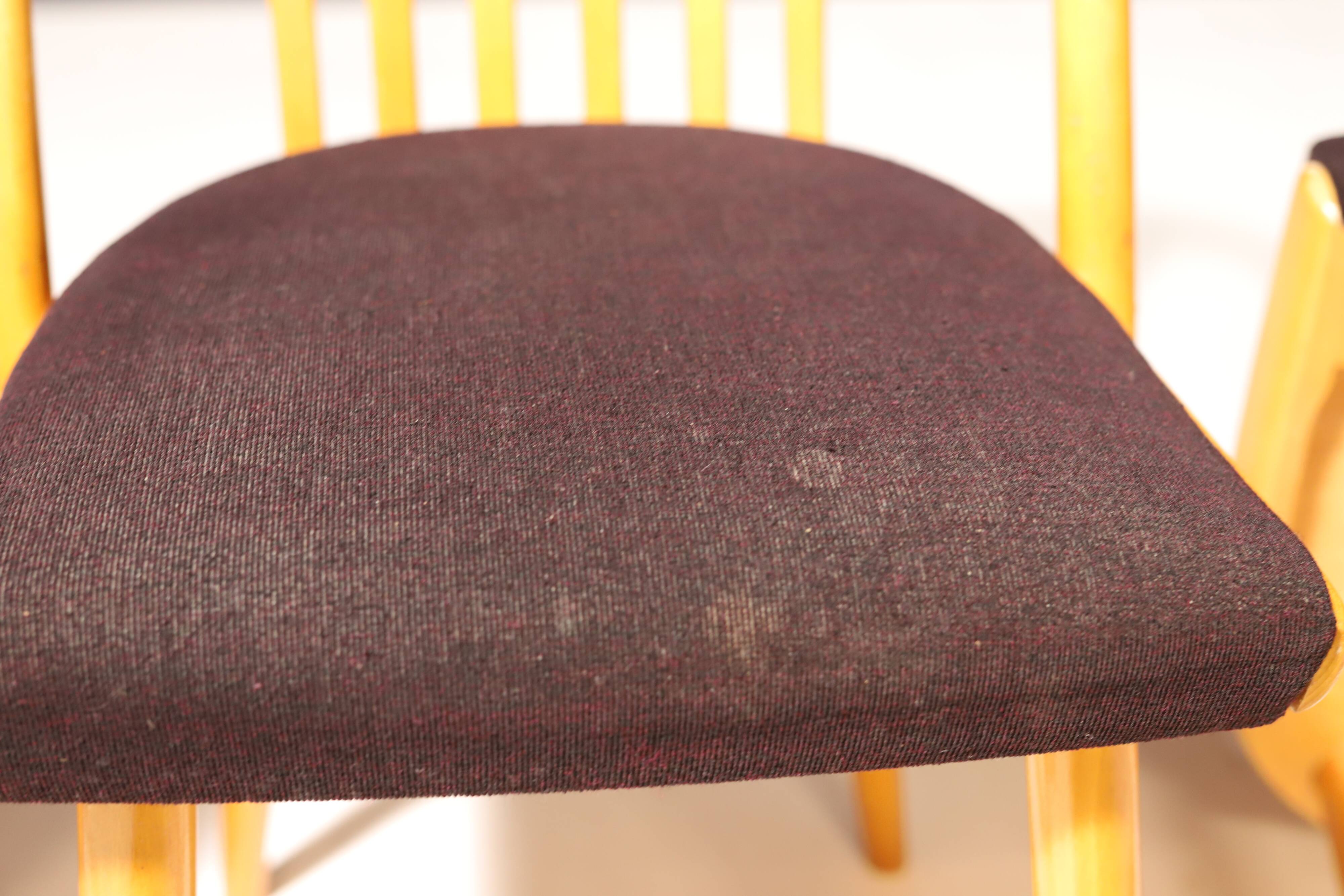 Set of Four Wooden Chairs | Antonín Šuman, 20th Century