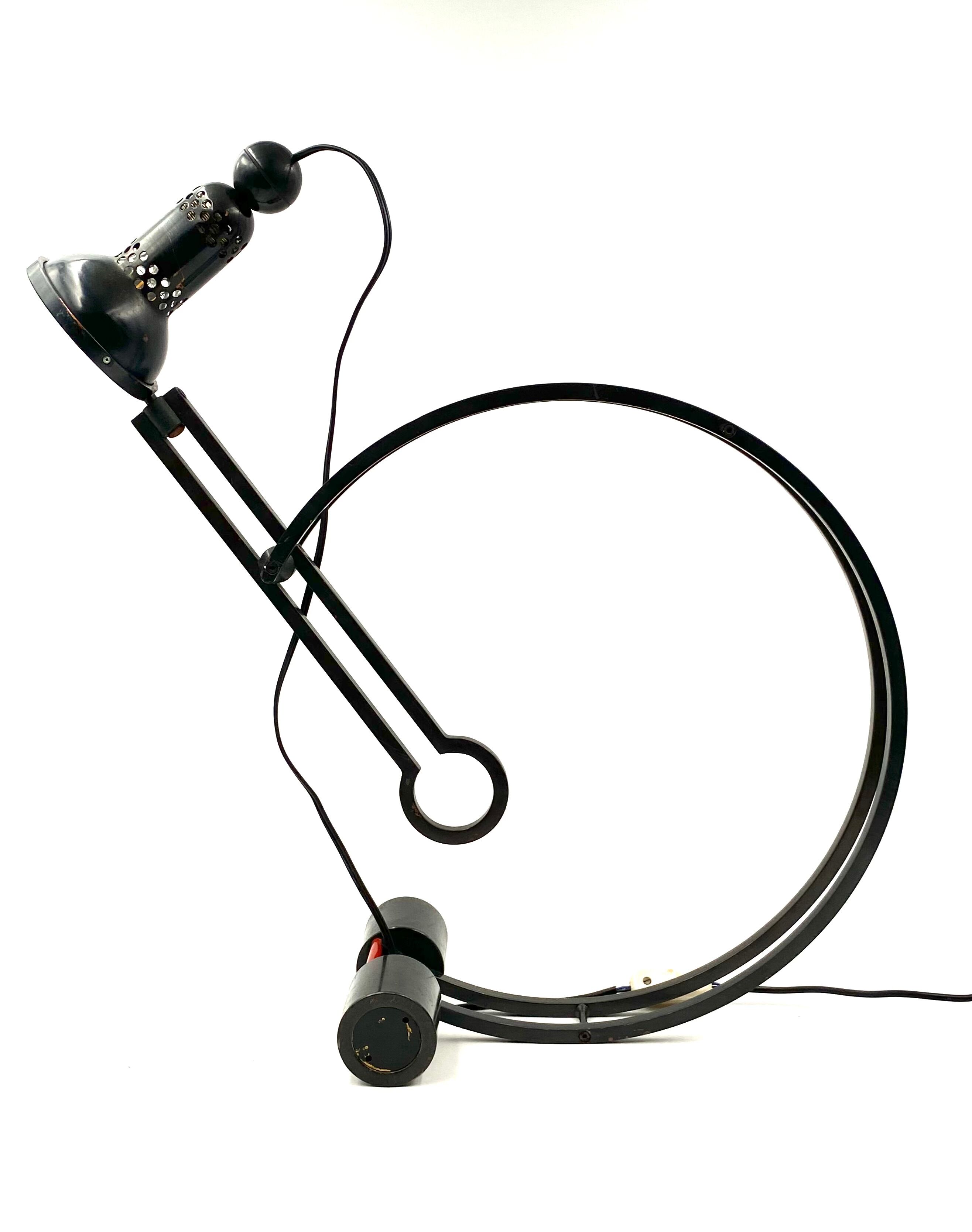 Charles Martin, Pendulum table lamp, Woka Austria 1970s