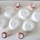 Set of 6 coffee cups and saucers, Villeroy & Boch, Rusticana rose model