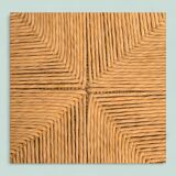 1920s turned wood straw corner chair