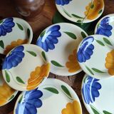 9 assiettes Primula Italie