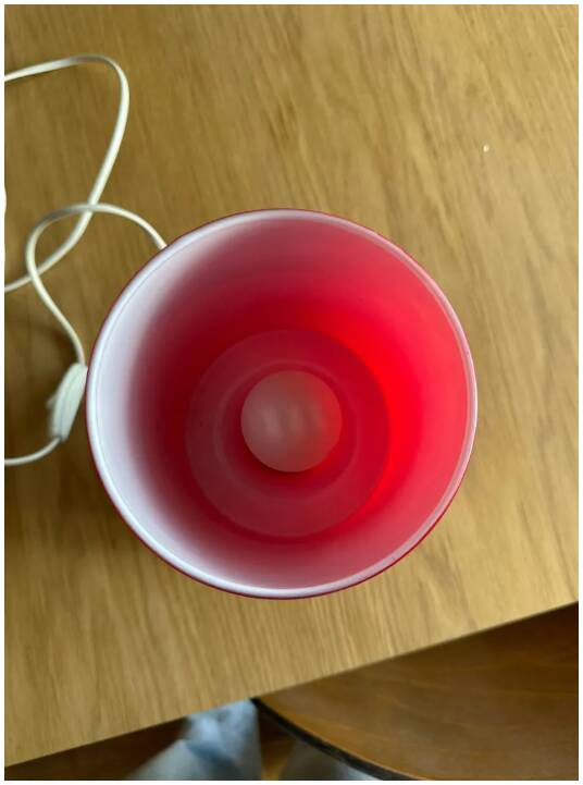 LIKTA lamp (IKEA) in glass (1990s)