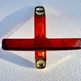 Ensemble de 4 accessoires de salle de bain Burnt Orange 1970s