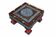 50 x 50 cm hand-carved solid wood tea table