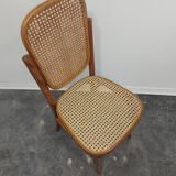Chaise, canne en bois courbé, années 1960