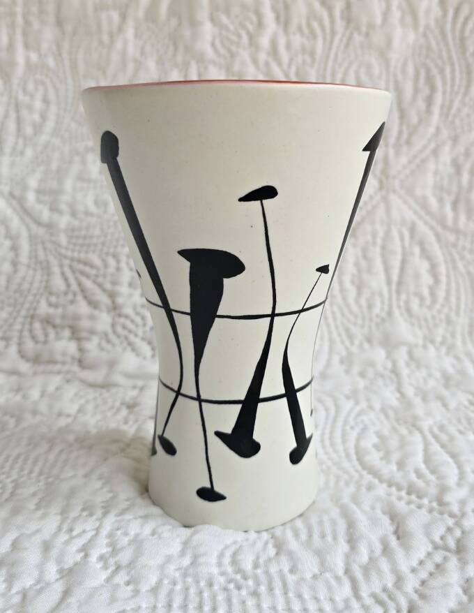 Rare modernist Diabolo vase by Roger Capron - 1950s - Vallauris