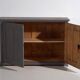 Small antique silver-grey cupboard (circa 1900) #29