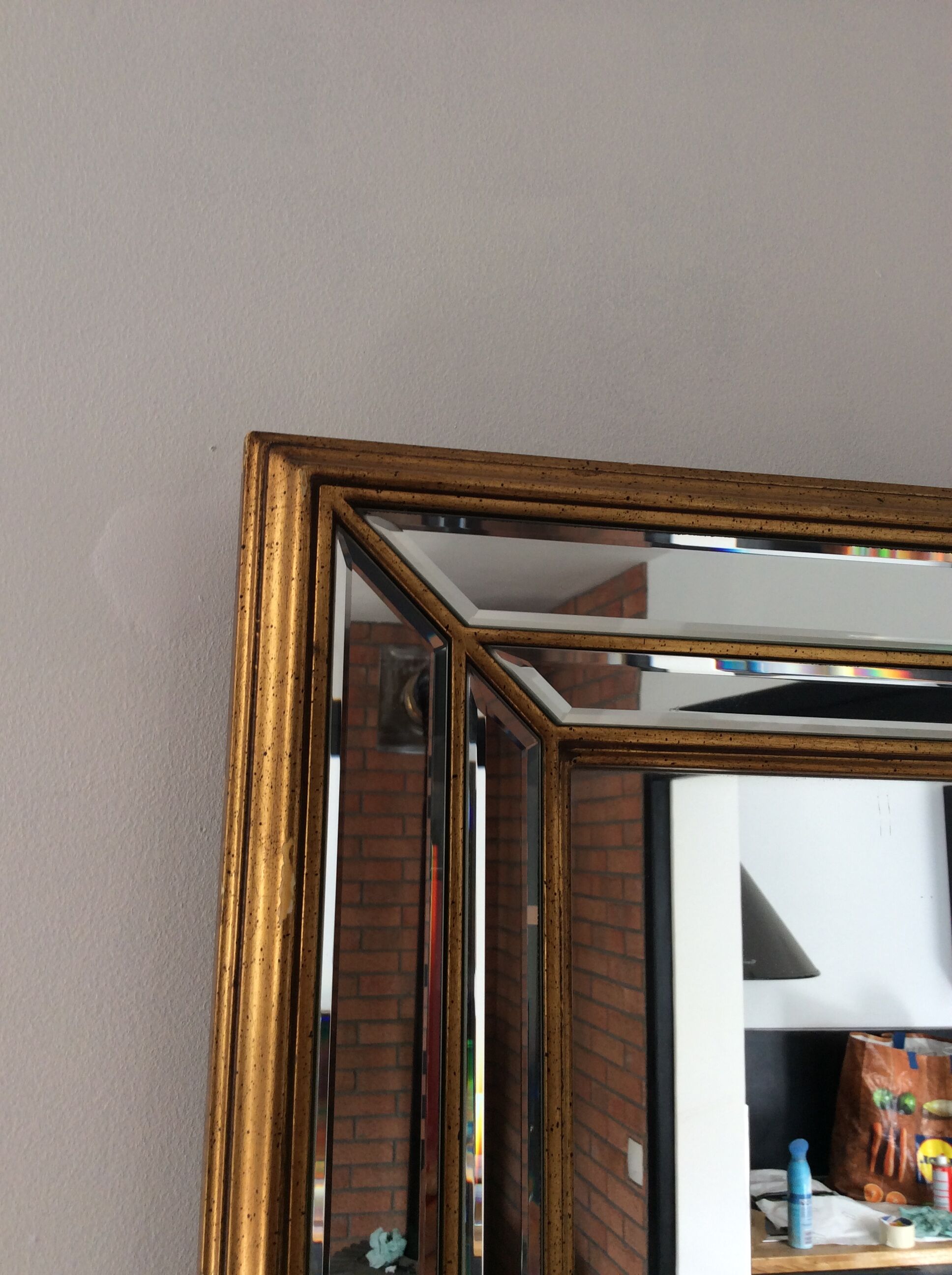Mirror Deknudt from the 60s and 70s - 105x80cm