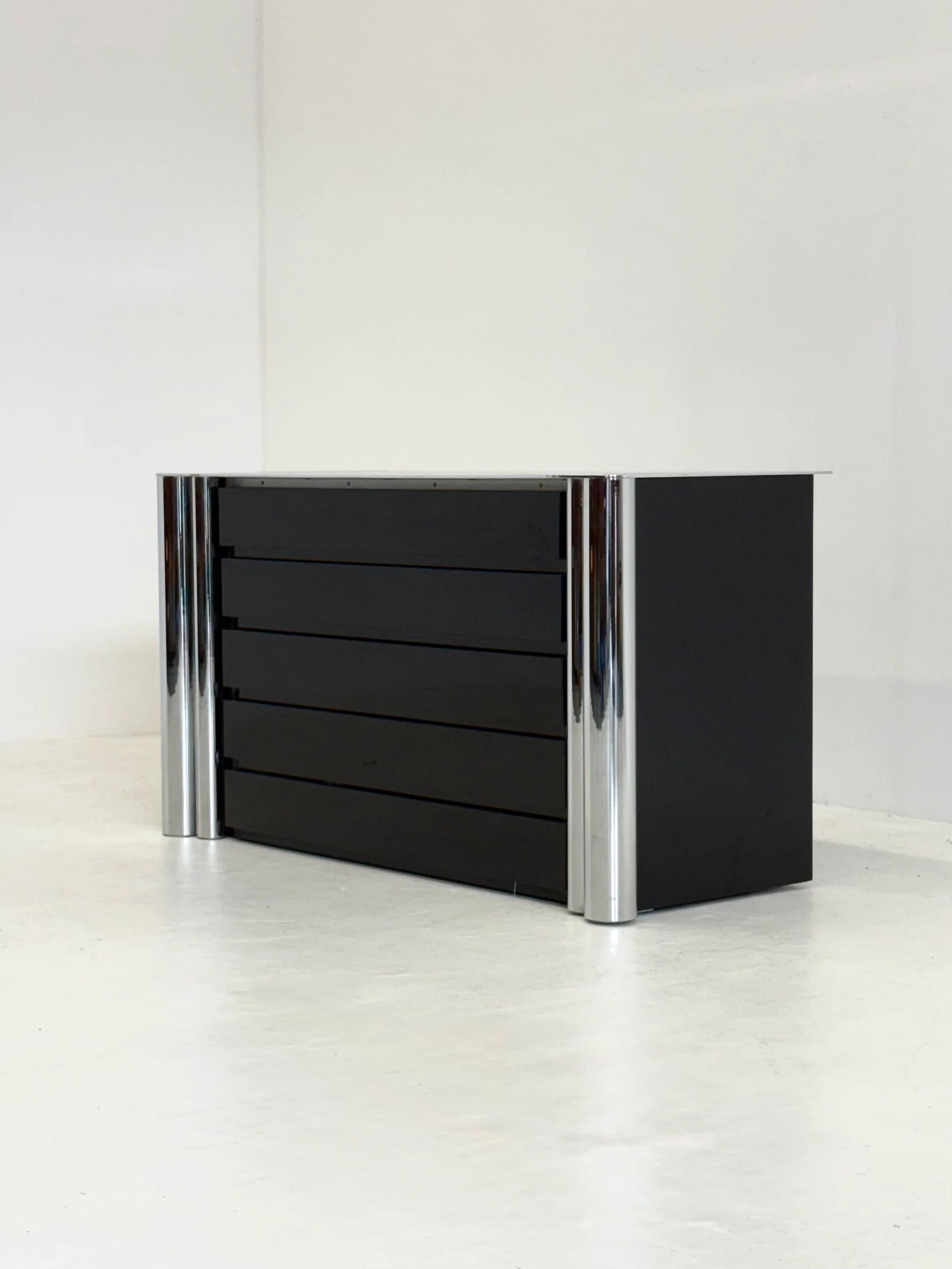 Black sideboard by Antonello Mosca for Cinova