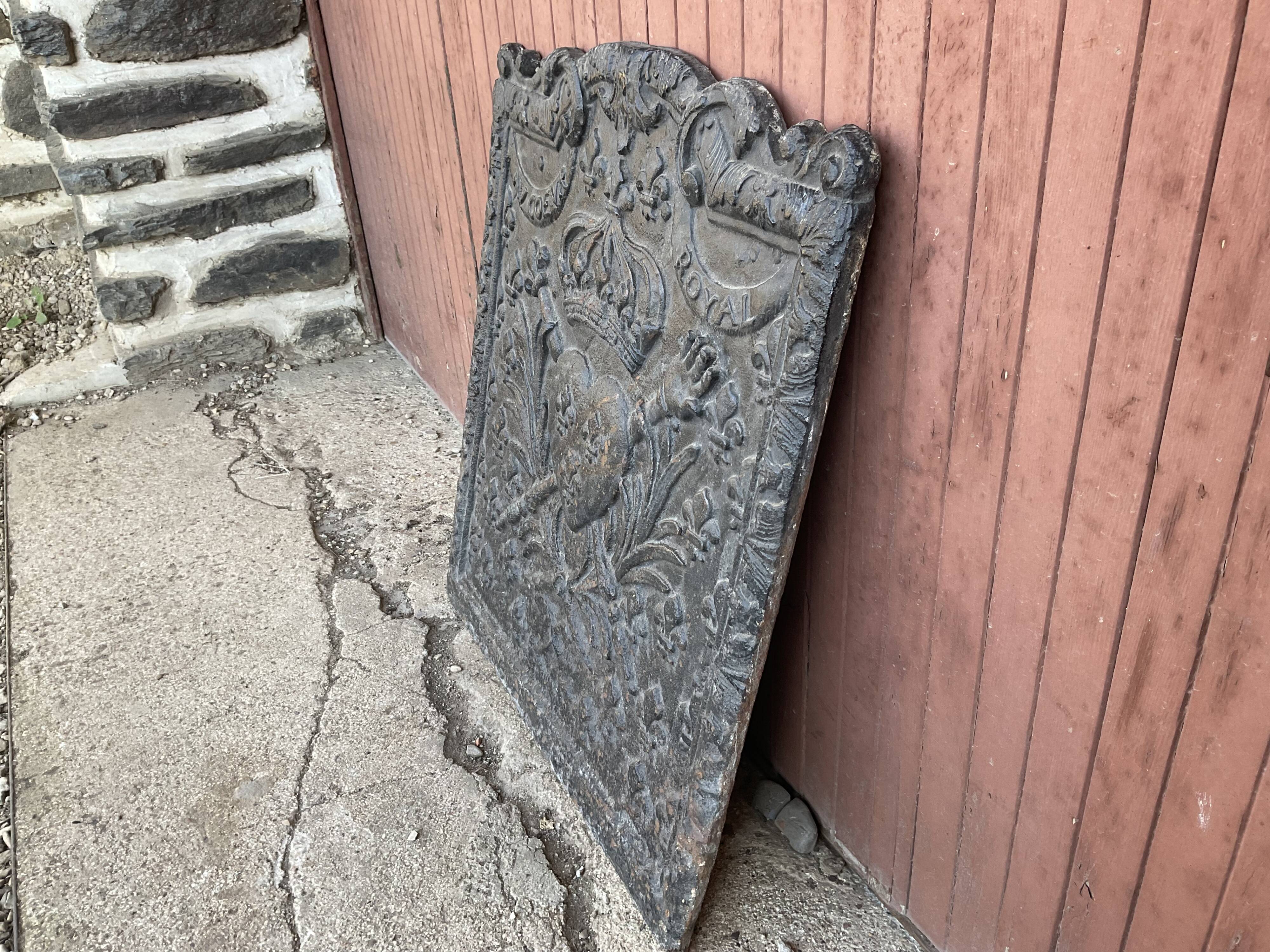 Chimney plate