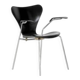 Model "3207" chair by Arne Jacobsen for Fritz Hansen, Denmark.