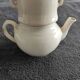 White teapot with filters old and complete p. Precious in Grigny
