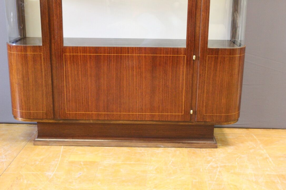 showcase Art deco rosewood