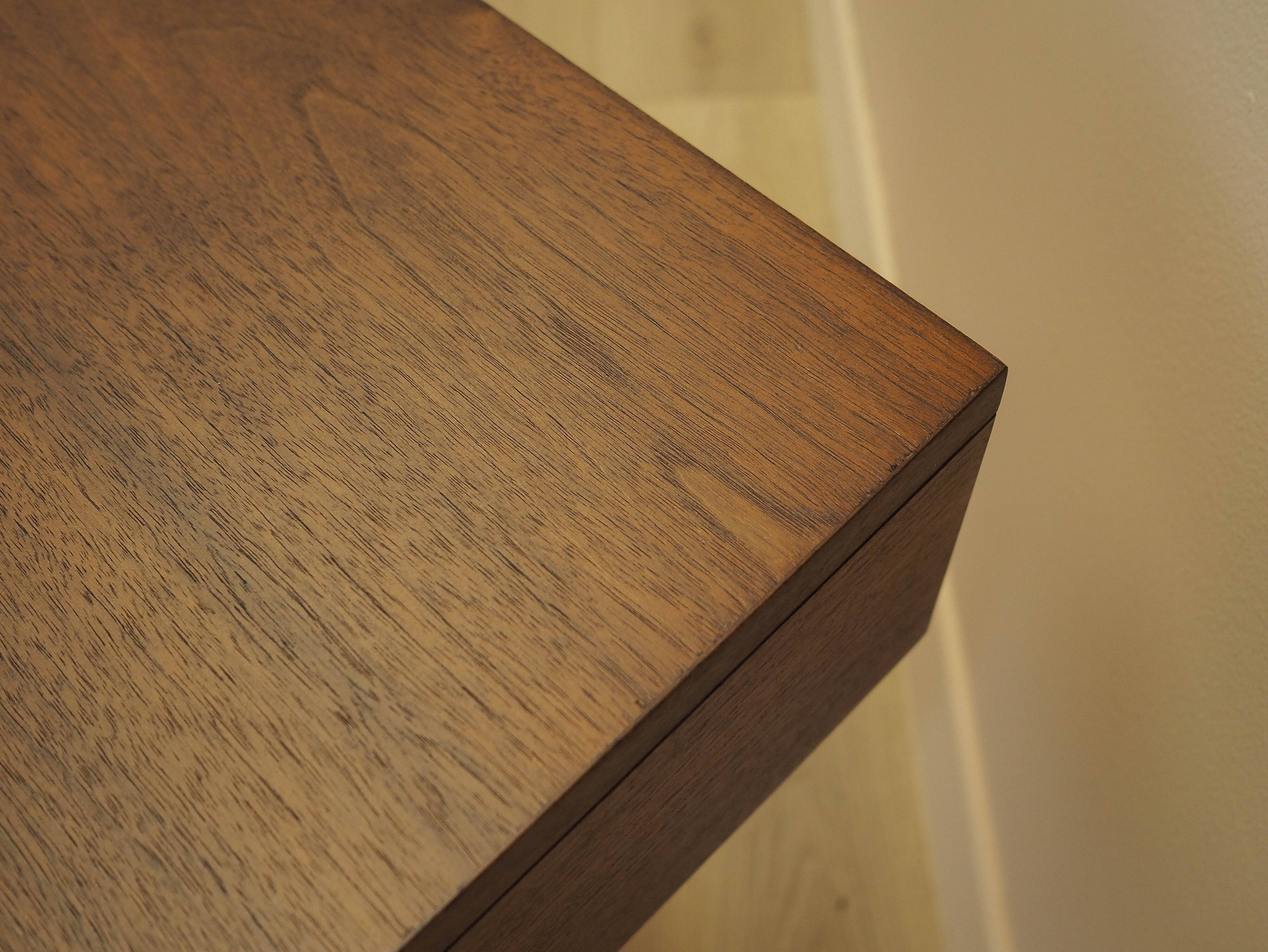 Danish teak sideboard 1970s – three drawers, mid-century modern