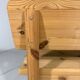 Korup Design solid pine benches with storage space Denmark