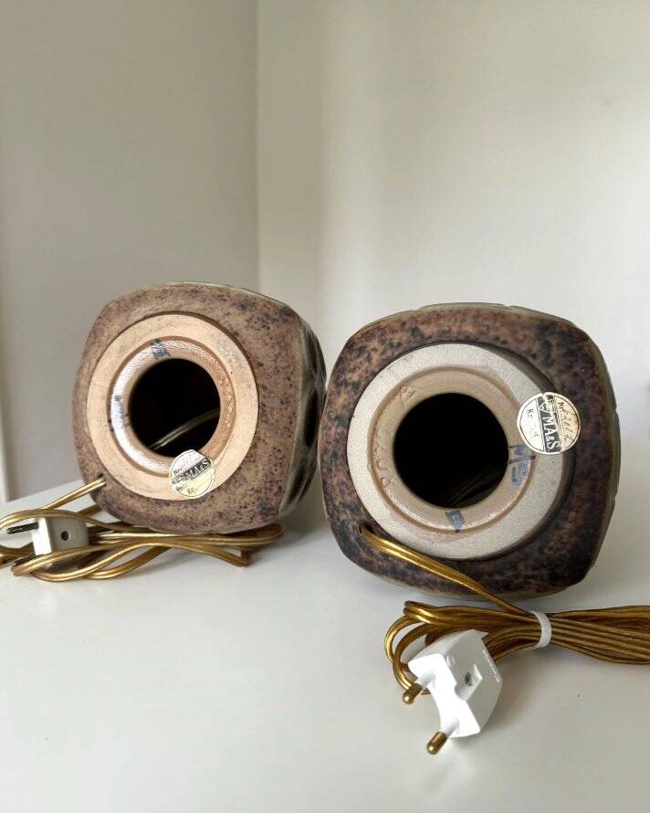 Table lamps, Marianne Starck, Michael Andersen, Denmark, 1970s, set of 2