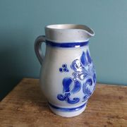 Alsace stoneware pitcher signed Remmy fils Betschdorf