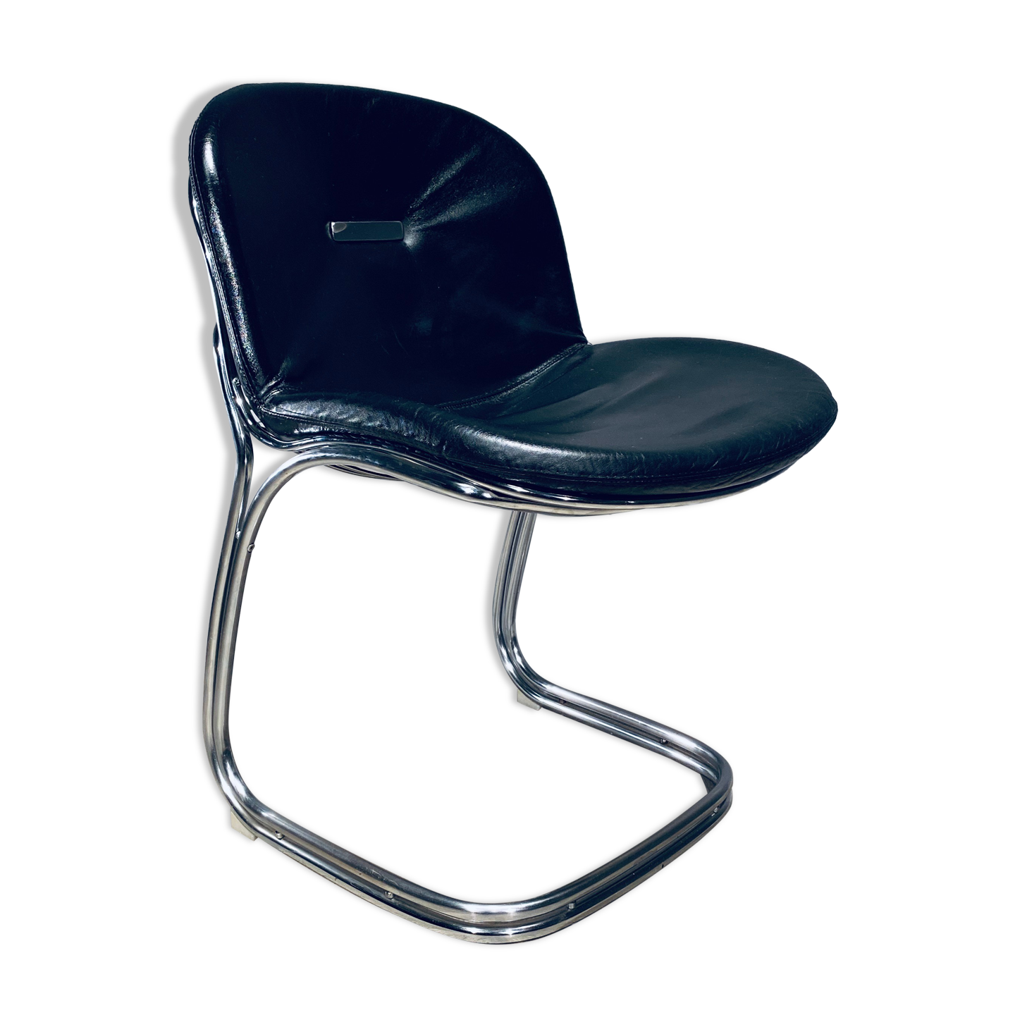 Chair Sabrina Chrome Curie Italy Vintage 1970'