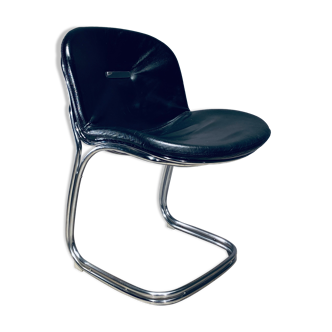 Chair Sabrina Chrome Curie Italy Vintage 1970'