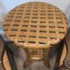 Vintage rattan stool