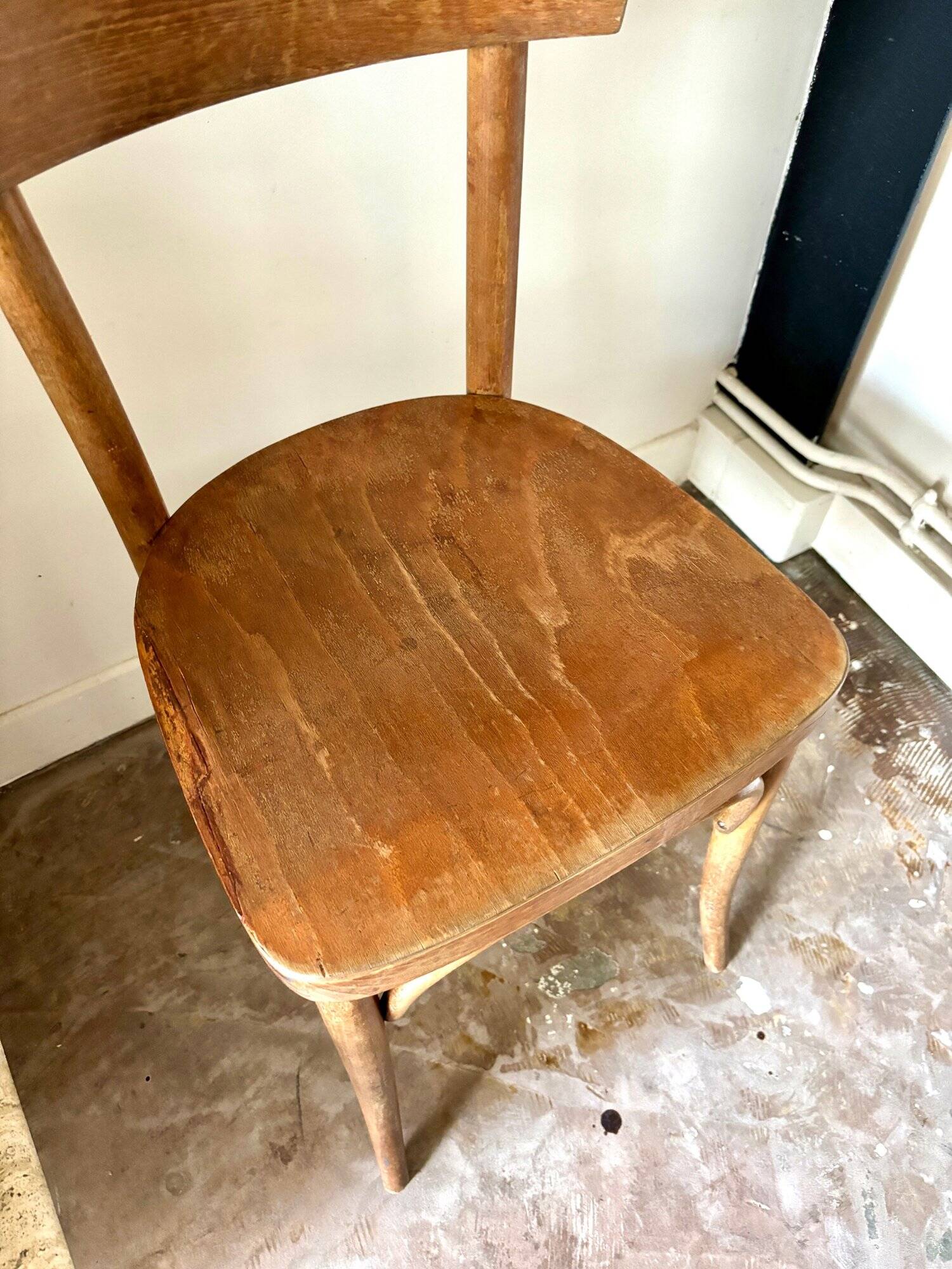 Thonet bistro chair in light beech