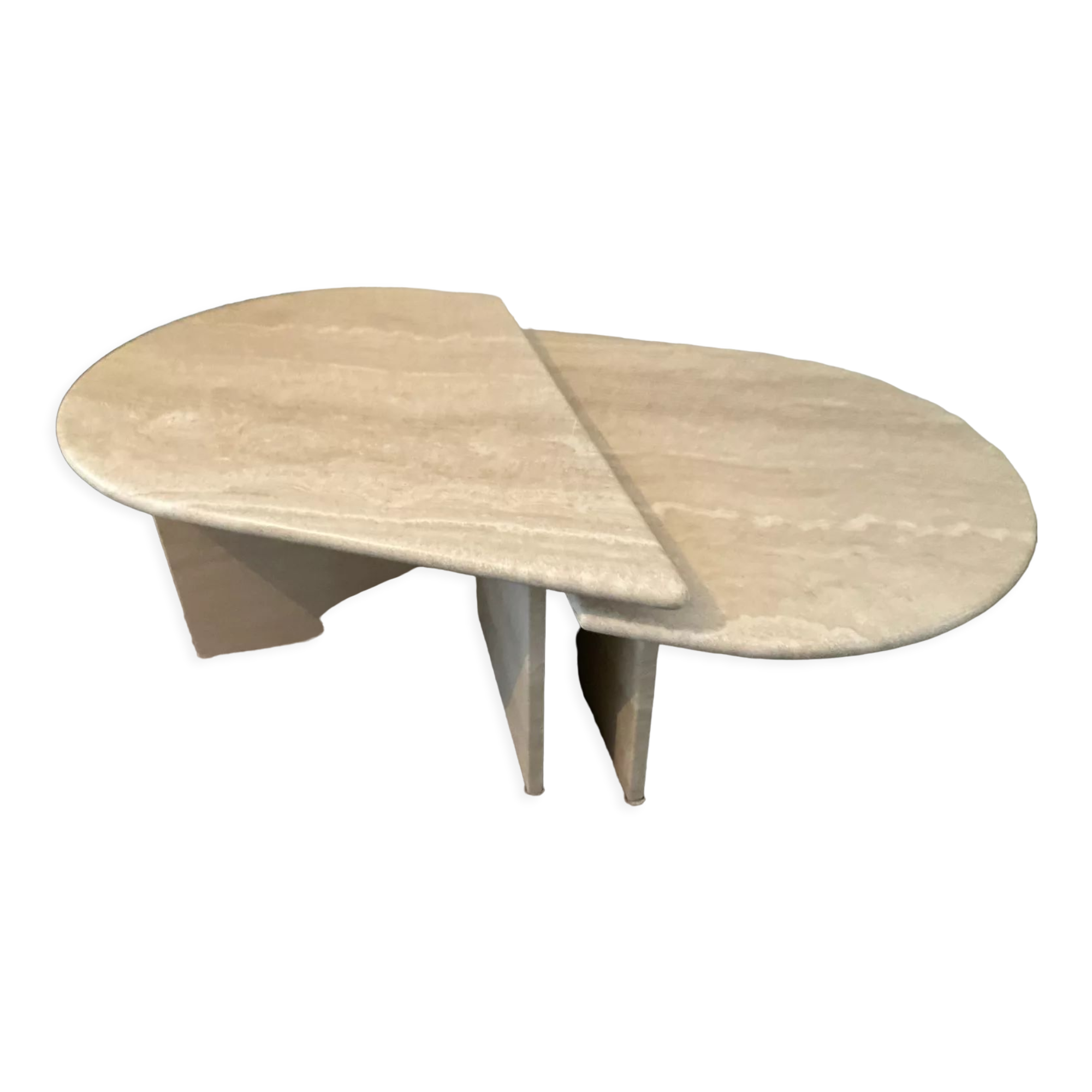 Travertine coffee table from the 70s-80s