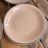 4 Villeroy & Boch vintage pink dessert plates