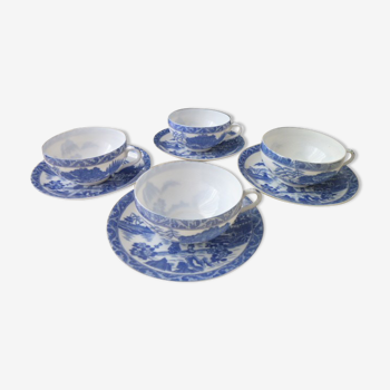 Set de 4 tasses à café ou thé en Porcelaine du Japon
