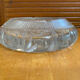 Vintage Cut Crystal Ashtray Saint Louis Style #E081