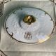 Soup tureen, vegetable dish in fine Limoges porcelain Monograms PJC gold