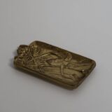 Baguier Art Nouveau en bronze doré, circa 1900