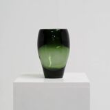 1930s Green Vase by Andries Copier for Glasfabriek Leerdam
