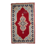 Tapis Vintage Kerman en Laine, Années 1970, Élégance Classique du Moyen-Ori